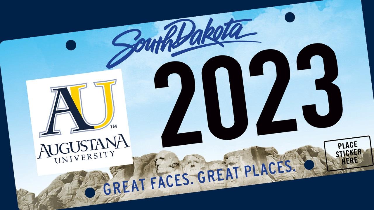 Augustana University License Plate Decals Augustana University